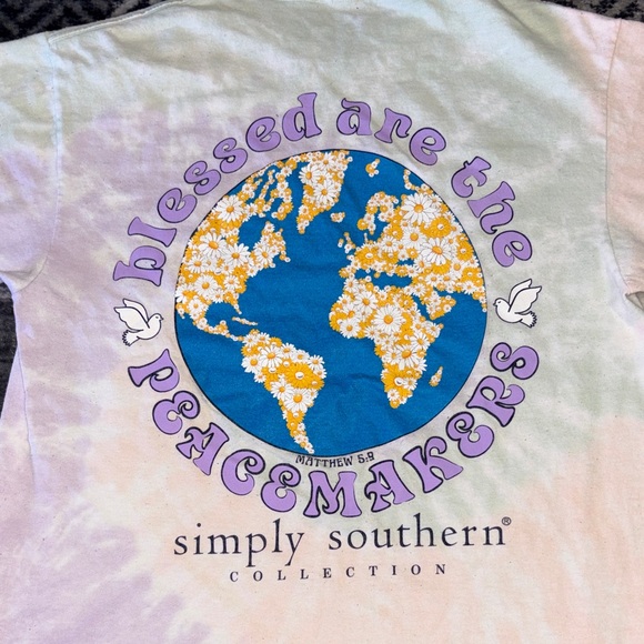Simply Southern Tie-Dye Short Sleeve Tee - Picture 6 of 6